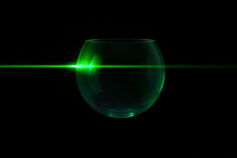 How green laser works